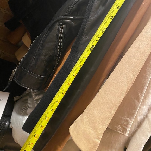 Michael Kors black leather jacket - Picture 7 of 10